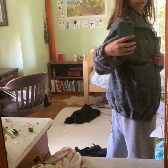 Teddy gray jacket - Picture 2 of 3